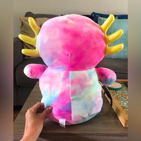 NWOT β¦ Cute & Cuddly Tie Dye Colorful Plushβ/ Stuffed Animal - Picture 2 of 4